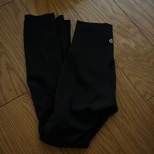 Black, Size 0, Wunder train 23” Lululemon leggings